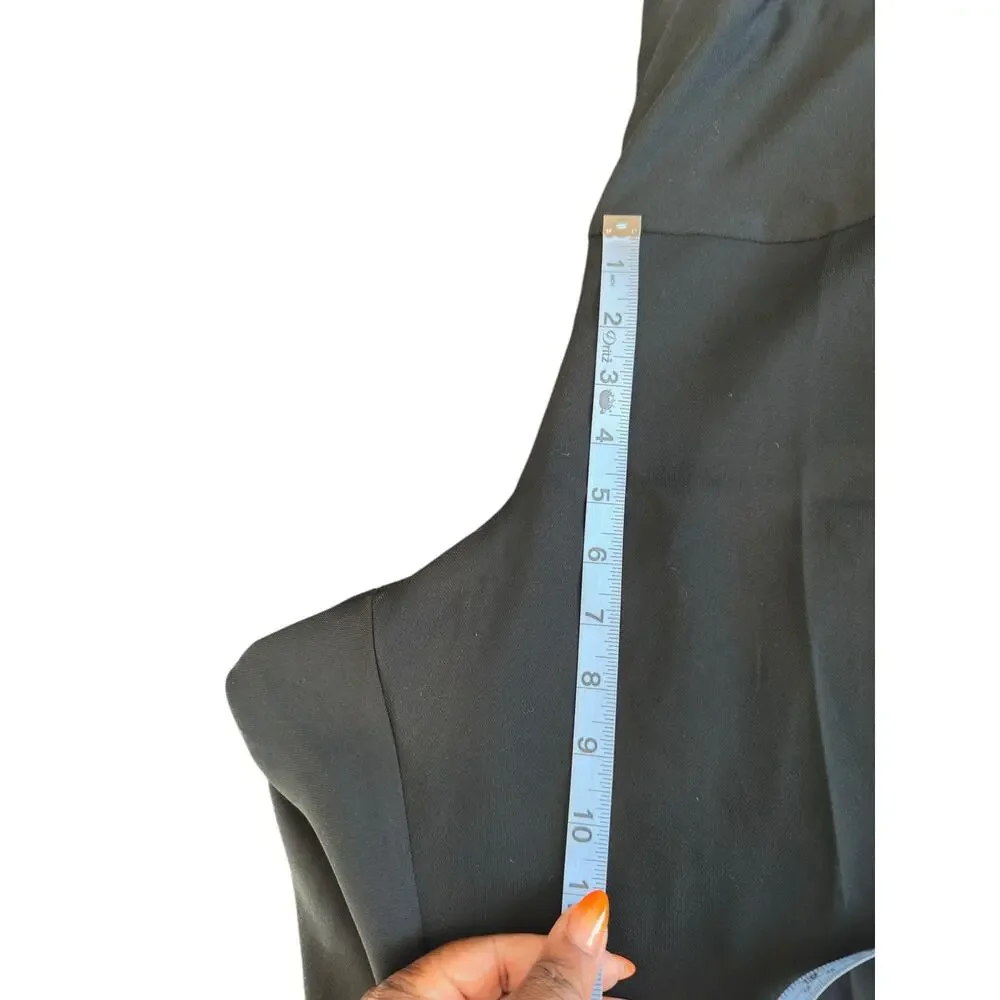 J.Crew Black Casual Pull On Jersey Crepe Maternity Jamie Cropped Pant‎ Size 18